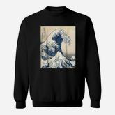 The Great Wave Off Big Cool Wave Surfer Sweatshirt