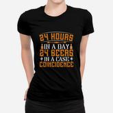 24 Hours In A Day 24 Beers In A Case Women T-shirt