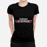 Cupids Wingman Valentines Day Romantic Love Holiday Women T-shirt