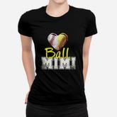 Funny Ball Mimi Softball Baseball Women T-shirt