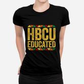 Hbcu Educated  Historical Black College Alumni Long Sleeve Women T-shirt