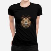 Lion Face Polygonal King Of The Jungle Women T-shirt