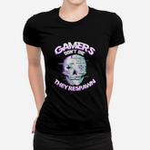 Video Game Console Player Gift For Gamers Dont Die Skull Women T-shirt
