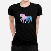 Watercolor Wild Horse Just A Girl Who Loves Horses Women T-shirt