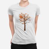 Blazing Fox Tree With Fox Leaves Shirt Women T-shirt