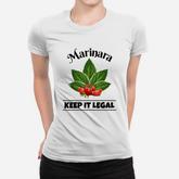 Marinara Keep It Legal Basil And Tomatoes Italian Food Humor Women T-shirt