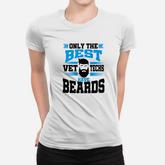 Mens Funny Vet Tech Veterinary Technician Beard For Men Women T-shirt