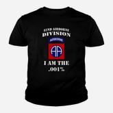82nd Airborne Division Airborne I Am The 001 Percent Youth T-shirt