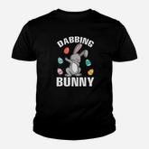 Bunny Rabbit Dabbing Dancing Easter Eggs Dabbing Bunny Youth T-shirt