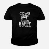 Cows Make Me Happy You Not So Much Youth T-shirt
