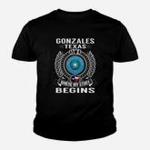 Gonzales Texas Its Where My Story Begins Youth T-shirt