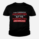 I Am Currently Unsupervised Youth T-shirt