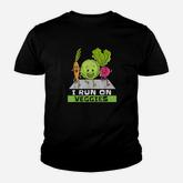 I Run On Veggies Funny Vegan Vegetarian Runner Gift Vegan Youth T-shirt
