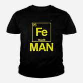 Iron Periodic Table Man Funny Chemistry Science Youth T-shirt