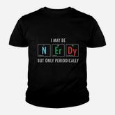 Nerdy Elements Nerd Science Atom Scientist Chemistry Chemist Youth T-shirt