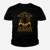 Never Underestimate An Old Man Who Graduated From State University Of New York At Albany Youth T-shirt