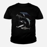 Orca Whale Great White Shark Narwhal Dolphin Sea Creatures Youth T-shirt