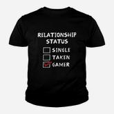 Relationship Status Single Taken Gamer Youth T-shirt