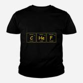 Science Periodic Table Chef Funny Chef Youth T-shirt