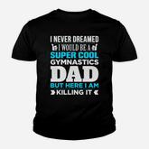 Super Cool Funny Gymnastics Dad Youth T-shirt