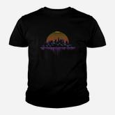 Synthwave Outrun Vaporwave City Sunset Aesthetic Youth T-shirt