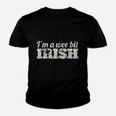 Wee Bit Irish Funny Irish Heritage St Paddys Youth T-shirt