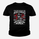 Your First Mistake Was Assuming Firefighter Women Youth T-shirt