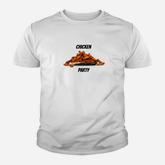 Chicken Party Chicken Wing For Hot Wing Lovers Youth T-shirt