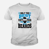 Mens Funny Vet Tech Veterinary Technician Beard For Men Youth T-shirt