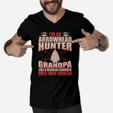 Arrowhead Hunting Funny Arrowhead Hunter Grandpa Gift T-shirt Men V-Neck Tshirt