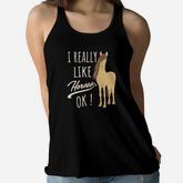 Cute Horse For Women Girls Gift For Horse Lover Women Flowy Tank