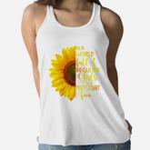 In A World Full Of Regular Girls Be A Marty Stuart Fan Women Flowy Tank