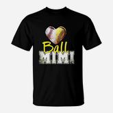 Funny Ball Mimi Softball Baseball T-Shirt