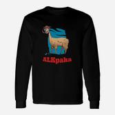 Alpaka Lustiges Wortspiel Langarmshirts, Alpaka Fans Humor Tee