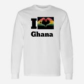 Tank Top Für Frauen I Love Ghana Langarmshirts