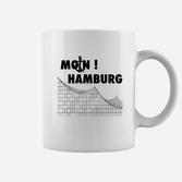 Moin Hamburg Skyline Tassen, Maritime Stadtansicht Tee