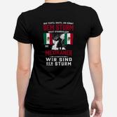 Grafik Frauen Tshirt Die Mexikaner - Wir sind der Sturm, Lustiges Design
