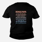 Bonus Papa Kinder Tshirt, Liebevolle Botschaft für Stiefvater