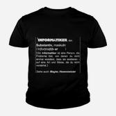 Informatiker Definition Kinder Tshirt, Lustig für Programmierer & IT-Experten