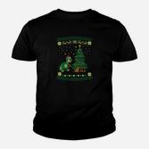 Weihnachtsbaum-Dinosaurier Kinder Tshirt, Lustiger Ugly Christmas Pullover-Stil
