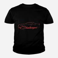 Challenger Outline T-Shirt - Thegiftio