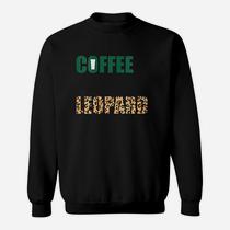 Coffee leggings leopard done sweatshirt sale