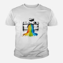Photography Art T-Shirt Camera Rainbow Photographer Gift Photography Art T-Shirt Camera Rainbow Photographer Gift