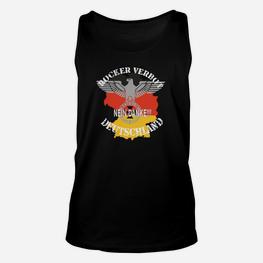 Deutschland Adler Unisex TankTop mit patriotischem Slogan - Seseable