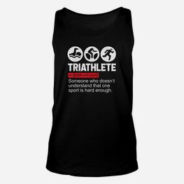 Triathlet Ein Sport Ist Nicht Genug Triathlon TankTop - Seseable