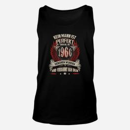 Vintage 1960 Geburtsjahr Herren Unisex TankTop, Spruch für Jahrgang 1960 Schwarz - Seseable