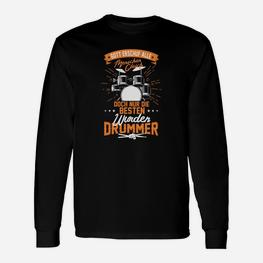 Nur Die Besten Wurden Drummer Langarmshirts - Seseable