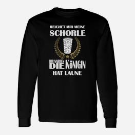 Reicht mir meine Schorle Langarmshirts, Lustiger Spruch für Weinfeste - Seseable