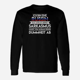 Russland Ausmasht Sarkasmus Langarmshirts - Seseable