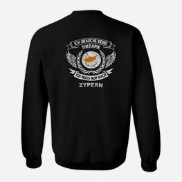 Exklusives Zypern Therapie Retro Sweatshirt - Seseable